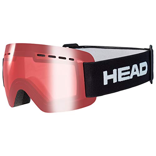 HEAD Unisex-Youth SOLAR JR Skibrille, rot, One Size
