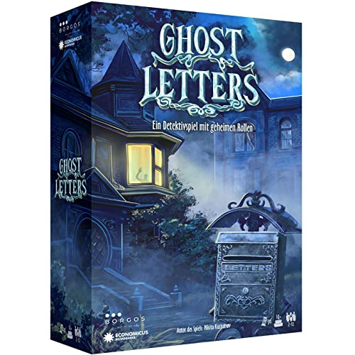 Ghost Letters - Murder Mystery Spiel mit geheimen Rollen - Gesellschaftsspiel - Krimispiel für Erwachsene - Partyspiel - Deduktionsspiel [Deutsche Edition]