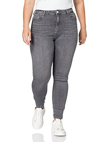 ONLY Carmakoma Damen CARLAOLA Life HW SK JEA BB AZG870 Jeans, Grey Denim, 54W / 32L