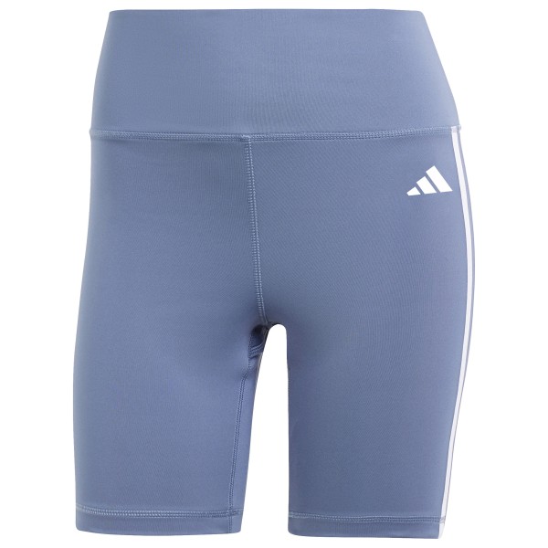 adidas - Women's TE 3 Stripes Short Tight - Lauftights Gr M blau