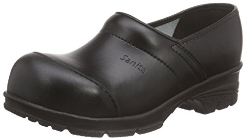 Sanita Workwear Unisex-Erwachsene San-Duty Closed Clogs, Schwarz (Black 2), 47