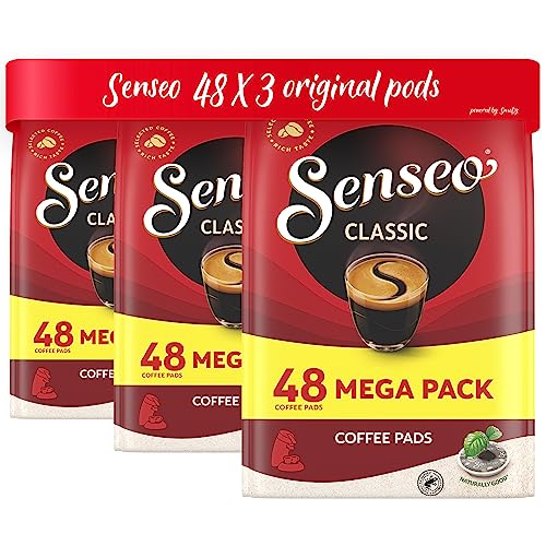 Senseo Kaffeepads Classic / Klassisch, 3er Pack à 48 Pads, 144 Pads