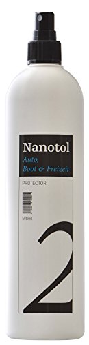 Nanotol Auto, Boot, Freizeit Protector 500 ml (80 m²) - Nanoversiegelung (Step 2) für Lack, Felgen, Autoglas - Glanzversiegelung Lackpflege Lotuseffekt Keramik-Polymer-Hybrid-Beschichtung