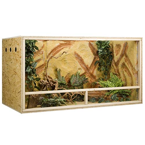 Holzkonzept OSB-Terrarium 150 x 80 x 80 cm Seitenbelüftung