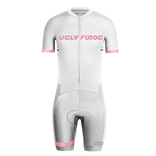 UGLY FROG MTB Gepolsterter Prämium Triathlon Trisuit Kompression Laufen Fahrradfahren Skinsuit Anzug