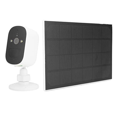 Oumefar Solar-Überwachungskamera, HD 1080P Solarenergie-Überwachungskamera Wireless WiFi Nachtsicht-Überwachungskamera für den Außenbereich
