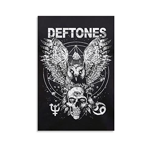 XIAoma Deftones Poster Rock Band Vintage Art Cover Poster Dekorative Malerei Leinwand Wandposter und Kunstbild Druck Moderne Familie Schlafzimmer Dekor Poster 30 x 45 cm