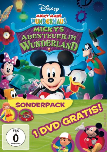Micky Maus Wunderhaus - Mickys Abenteuer im Wunderland / Spiel & Spaß mit ... [2 DVDs]