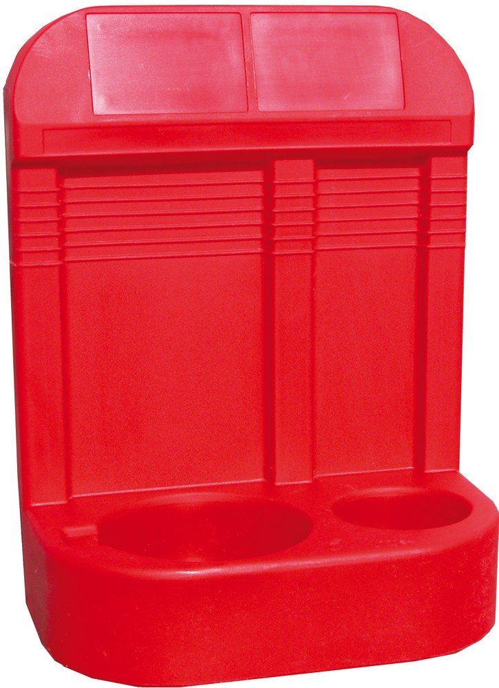 Firechief HS26/RED Löscherständer für zwei Feuerlöscher, Rot, 62 x 27 x 48 cm