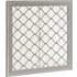 Globel Seitenfenster für Gerätehäuser silber-metallic 62 x 62 cm