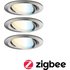 Paulmann "LED Einbauleuchte Smart Home Zigbee 3.0 Nova Plus Coin Basisset sch..."