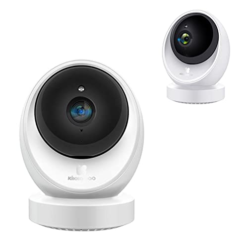 Kikkaboo Babyphone Babykamera Lua, 360° Drehung, Wi-Fi/Lan Kamera, Nachsicht, Farben:weiß