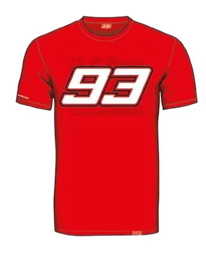 MM93 T-Shirt Marc Marquez Big 93 Zoll, offizielles MotoGP, rot, L