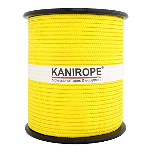 Kanirope® PP Seil Polypropylenseil MULTIBRAID 4mm 100m geflochten Farbe Gelb (1132)