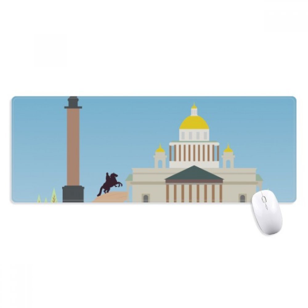beatChong St. Petersburg Russland Nationales Symbol Griffige Mousepad Große Erweiterte Spiel Büro titched Kanten Computer-Mat Geschenk