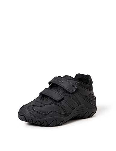 Geox Jungen J Crush M Sneakers, Schwarz (BLACKC9999), 28 EU