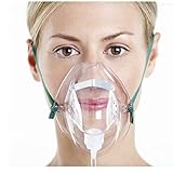 Yuwell Sauerstoff-Maske für Erwachsene, mit 16,6 m langem Schlauch