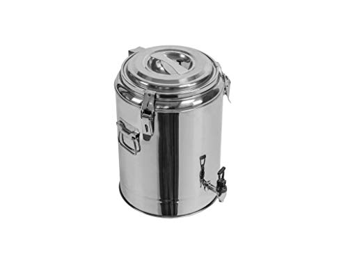 Profi Gastro Edelstahl Thermotransportbehälter mit Ablaufhahn & Druckausgleichsventil von 10-50 Liter auswählbar (30x40 cm 13 Liter)