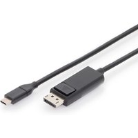 DIGITUS USB Type-C™Gen2 Adapter- / Konverterkabel, Type-C™ auf DP 1,8m