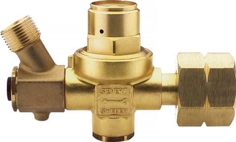Sievert Propankleindruckregler (ohne Manometer / 2 bar 4 kg/h G 3/8" LH) - 309225