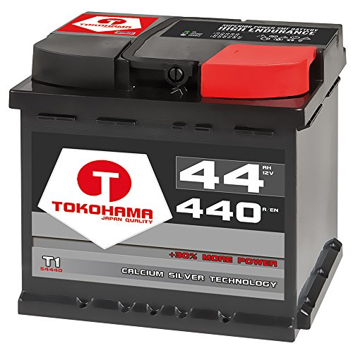 T TOKOHAMA JAPAN QUALITY Autobatterie 44Ah +30% mehr Startkraft ersetzt 45Ah 50ah Starterbatterie