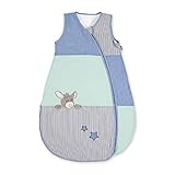 Sterntaler Sommer-Schlafsack für Kleinkinder, Esel Emmi, Reißverschluss, Größe: 110 cm, Mehrfarbig