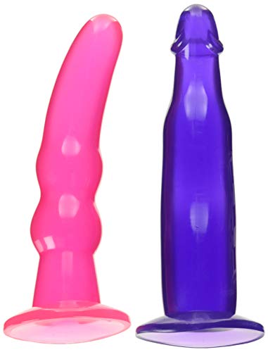Kinx Seven Creations Double Tip Strap-On Penis Dong 2K704-BX, Lila, Einheitsgröße