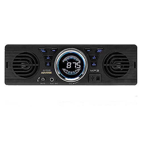 Boomboost AV252 12V Auto SD-Karte Autoradio Stereo MP3-Radio eingebaute Lautsprecher mit Bluetooth Host-Lautsprecher