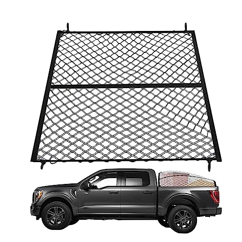 Kfz-Gepäcknetze - Hochelastisches Doppellagiges LKW-Gepäcknetz für Pickup-Ladefläche - 1,2 x 2 m Pickup-Gepäcknetz für Pickup-Trucks, SUV, Kleinanhänger Cypreason