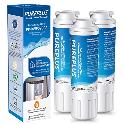 PurePlus Wasserfilter, kompatibel mit Maytag UKF8001, UKF8001P, UKF8001AXX, Kenmore 46-9006, Whirlpool 4396395, 3 Stück