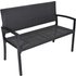 GARDEN PLEASURE Gartenbank »Sanremo«, 2-Sitzer, BxTxH: 116 x 60 x 87 cm - schwarz