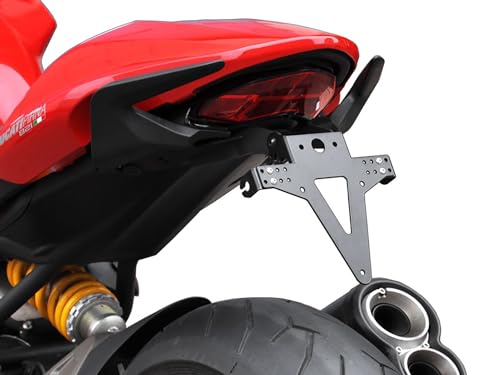 kompatibel mit: Ducati Monster 821 BJ 2014-17 Kennzeichenhalter Kennzeichenträger Nummernschild Halter/Halteplatte