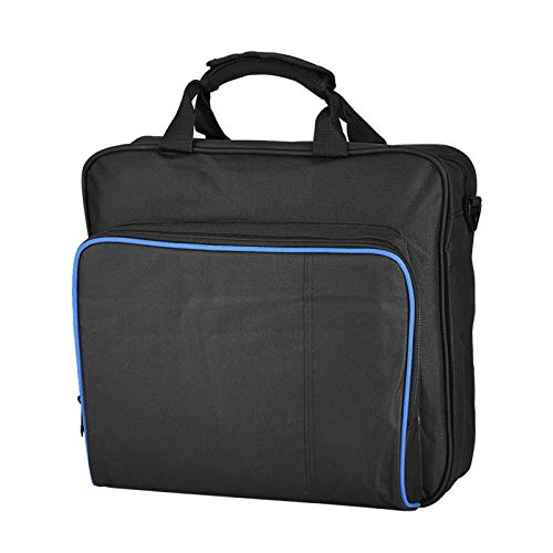 Umhängetasche, tragbare, verstellbare, vollständig gepolsterte Nylontasche mit Reisetasche und kleinen Einsatztaschen für das PS4 Pro-Spielsystem