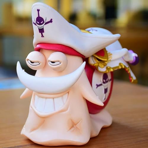 ENFILY One Piece Den Den Mushi, 8 cm/3,1 Zoll Cosplay PVC Actionfigur Statuen Charaktermodell Figur Spielzeug Sammlerstücke Dekorationen Basteln Geschenke (Ace1) (Ace) (Neutor)