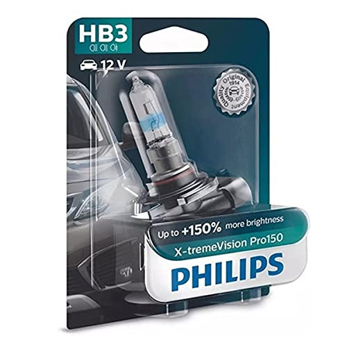 Philips automotive lighting X-tremeVision Pro150 HB3 Scheinwerferlampe +150%, Einzelblister, 557128, weiss, Single blister