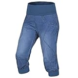 Ocun Noya Jeans W Klettershorts Middle Blue-S
