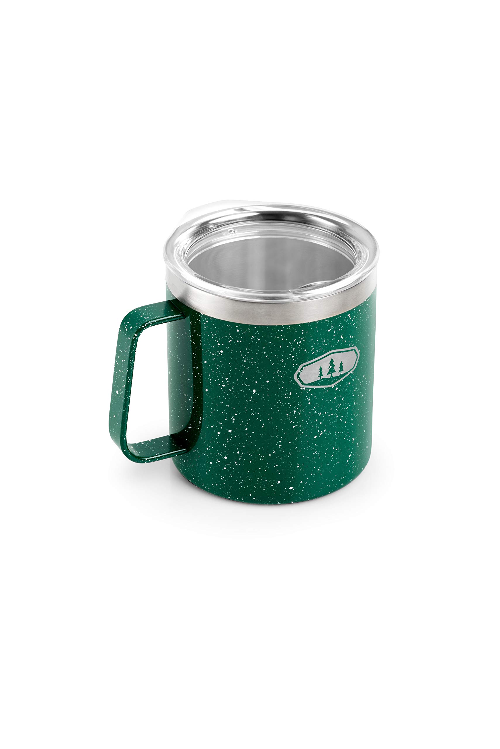GSI Outdoors Glacier Stainless Camp Cup – 444 ml (Green Speckle)