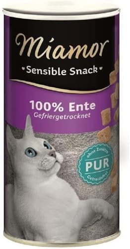 Finnern Miamor Snack Sensible Ente Pur | 12 x 30g Katzensnack