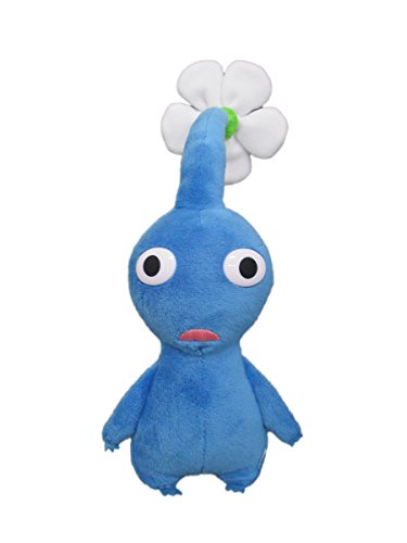 Sanei Boeki Pikmin PK02 Blue Pikmin Plush Toy Height 17cm Peluche
