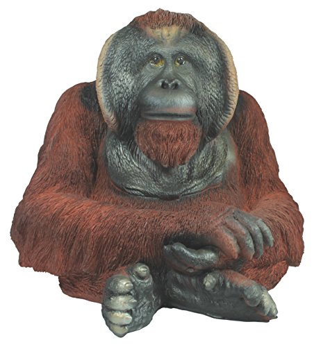 colourliving Dekofigur Orang Utan Gregor AFFE Menschenaffe Primaten Gartenfigur Tierdeko