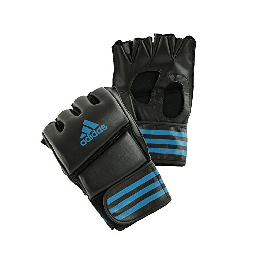 adidas MMA-Handschuhe Grappling Training Glove, Schwarz/Blau, L