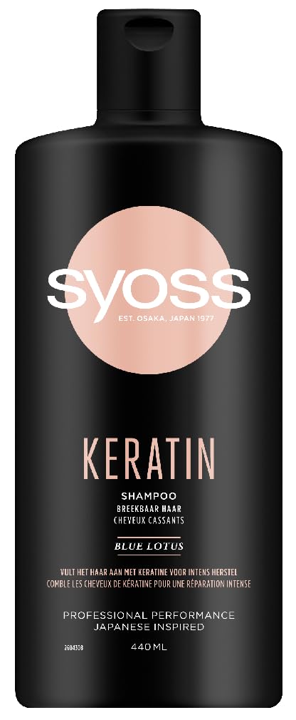 Syoss Shampoo Keratin - für trockenes, lebloses Haar - 6er Pack (6 x 440ml)