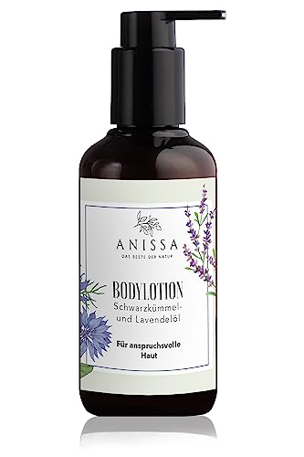 ANISSA Naturkosmetik Bodylotion mit Schwarzkümmel- und Lavendelöl