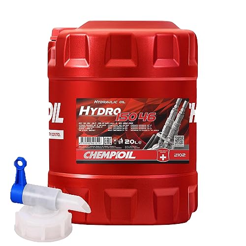 20L +Auslaufhahn CHEMPIOIL Hydro ISO 46 DIN 51524-2 (HLP) Hydrauliköl