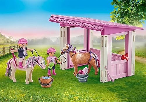 PLAYMOBIL ® 9878 - Unterstand mit Ponys und Prinzessinnen * Folienverpackung