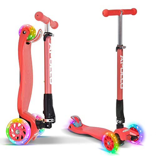 Apollo Fun-Scooter Kids Whiz LED Roller für Kinder ab 3 Jahren, Kinderroller, Kickboard, Tretroller
