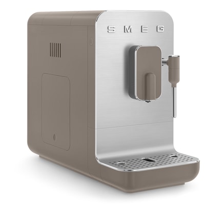 Smeg BCC02TPMEU Kompakte Kaffeevollautomat mit Dampffunktion Taupe