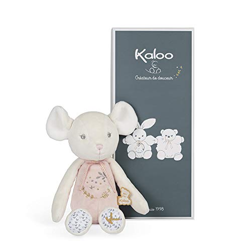 KALOO K969964 Rosa Mauspuppe-25cm, Pink/Weiß