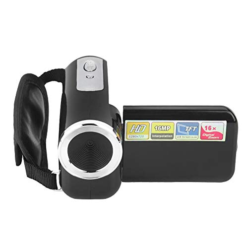 Kamera Camcorder Digitale, tragbare Kinder Kinder 16X HD Digitale Videokamera Camcorder mit TFT LCD Sceen Digital Camcorder(schwarz)