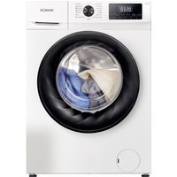 Bomann® Waschmaschine 9kg | max. 1400 U/min | effizienter, leiser & langlebiger Invertermotor | Waschmaschine mit 15 Waschprogrammen & Endzweitvorwahl | Washing Machine mit Dampffunktion | WA 7195